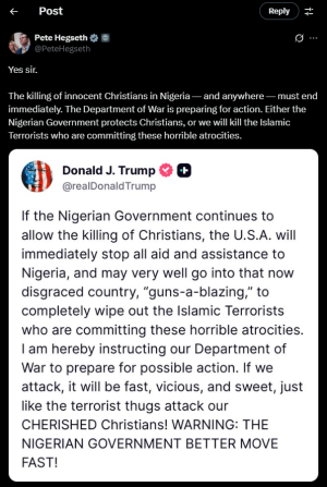 SUA va apăra comunitățile creștine din țările cu majoritate musulmană | Monitorul Apărării și Securității SUA va apăra comunitățile creștine din țările cu majoritate musulmană | Monitorul Apărării și Securității