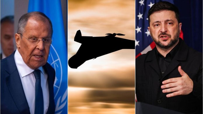 Rusia acuză Ucraina că a atacat reședința lui Putin din Novgorod și amenință cu răspunsuri. Zelenski: Lavrov dezinformează. Rusia acuză Ucraina că a atacat reședința lui Putin din Novgorod și amenință cu răspunsuri. Zelenski: Lavrov dezinformează.