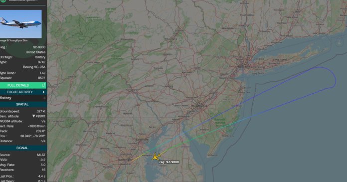 Avionul lui Trump a revenit din călătoria spre Davos din cauza unei „probleme electrice” considerată „minore”. Avionul lui Trump a revenit din călătoria spre Davos din cauza unei „probleme electrice” considerată „minore”.