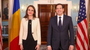 Oana Toiu este în călătorie în SUA, fiind invitată de Marco Rubio, împreună cu un consilier al lui Nicușor Dan. Se poartă discuții pe o temă importantă. Oana Toiu este în călătorie în SUA, fiind invitată de Marco Rubio, împreună cu un consilier al lui Nicușor Dan. Se poartă discuții pe o temă importantă.