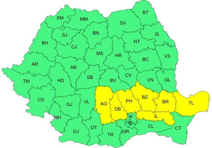Alerte de furtuni: ANM a publicat două avertizări cod galben. Harta regiunilor afectate și prognoza meteo pentru București. Alerte de furtuni: ANM a publicat două avertizări cod galben. Harta regiunilor afectate și prognoza meteo pentru București.