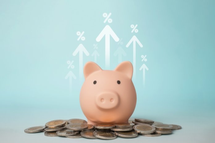 Savings,Offer,Higher,Interest,Rates.,Piggy,Bank,A,Symbol,Of