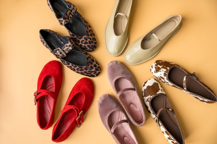 Stylish,Ballet,Flats,In,Various,Colors,,Textures.,Genuine,Leather,,Suede,